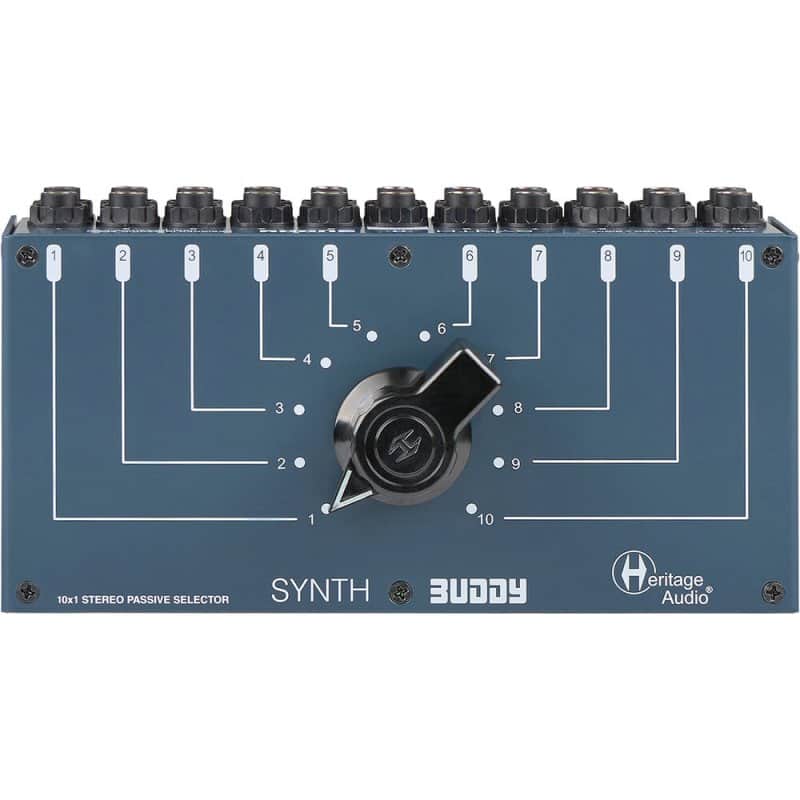 Heritage Audio Synth Buddy 10-Channel Stereo Passive Selector image 1