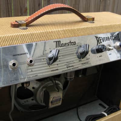Vintage 1961 Maestro GA-1RT Reverb-Echo tube amp - Gibson made image 7