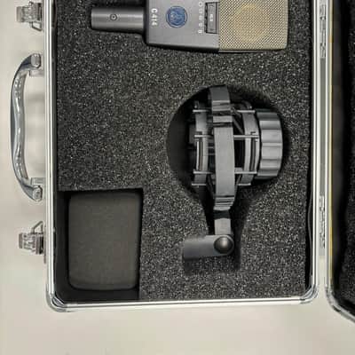 AKG C414 XLS Large Diaphragm Multipattern Condenser Microphone 2010s - Black image 2