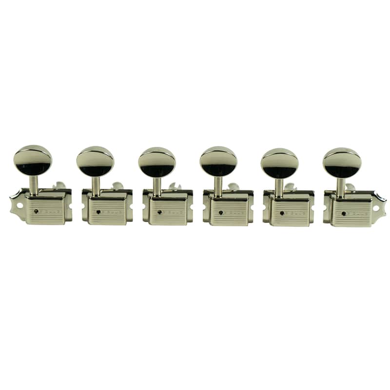 Kluson KD-6B-NM 6 In Line Deluxe Series Tuning Machines - Single Line image 1