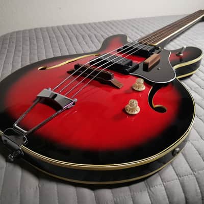 *MINT* 1968-1970 Univox Bass (Japan) - Red Burst image 10
