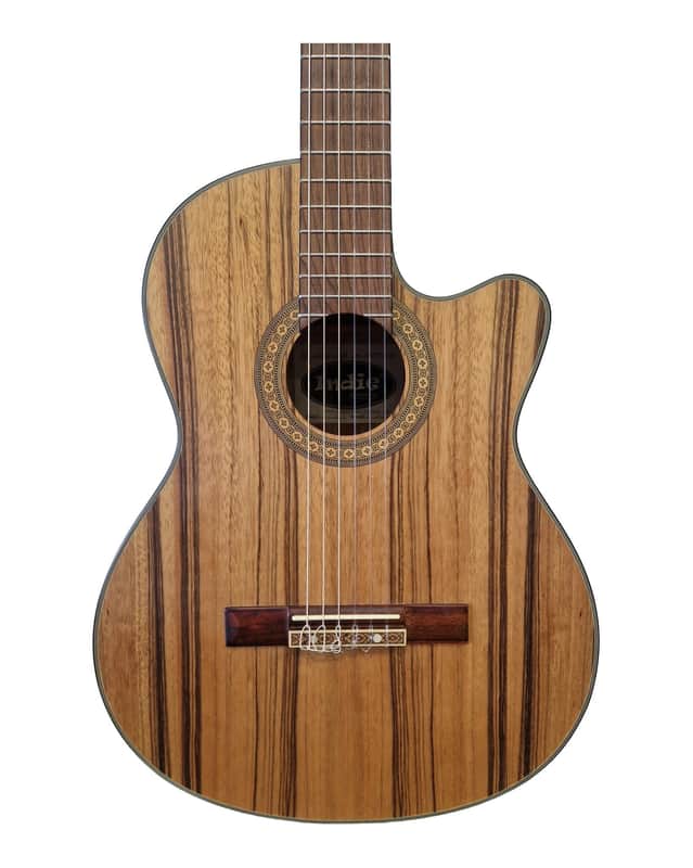 Indie Classical Visual CE - Acoustic Guitar - Natural - Excellent w/ Soft Case image 1