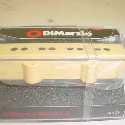 DiMarzio DP123 Model J BRIDGE Bass Pickup - Cream 123L LONG (SLIGHTLY LONGER IN LENGTH SIZE) image 1