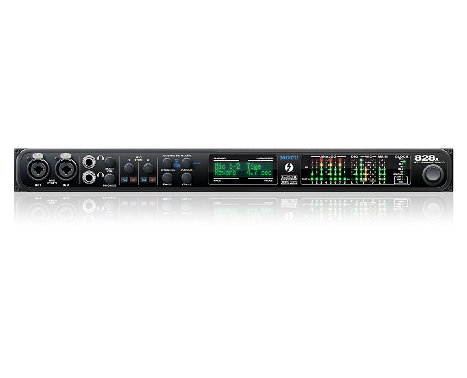 MOTU 828x Thunderbolt / USB 2.0 Audio Interface | Reverb