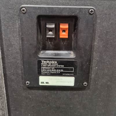 Technics - Bookshelf Speakers - Pair - Black - Fair image 6