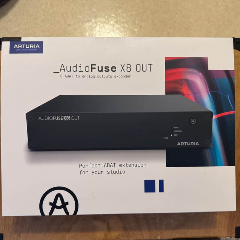 Arturia AudioFuse X8-OUT 8-Channel Interface Expander 2024 - Present Black image 1