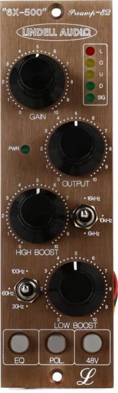 Lindell Audio 6X-500 500 Series Microphone Preamp & EQ (6X500d1) image 1