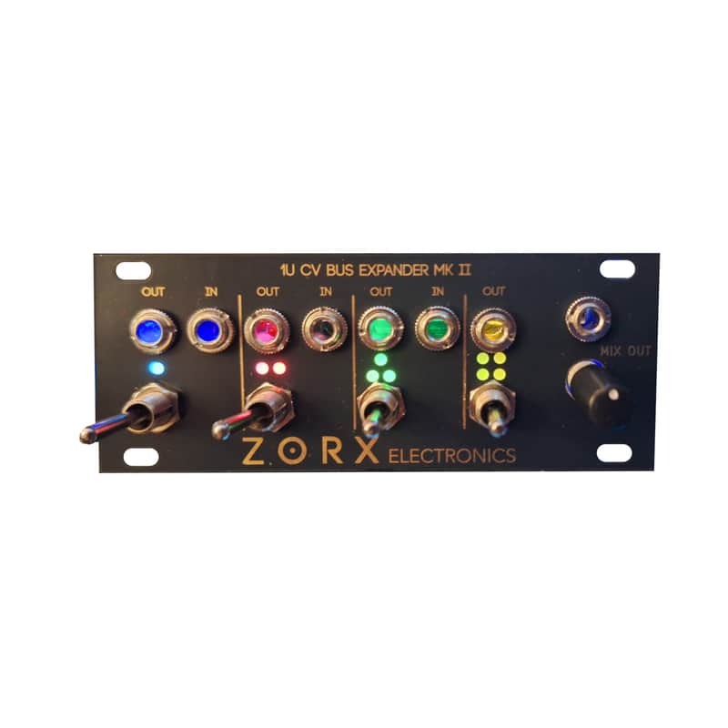 ZORX Electronics 1U CV Bus Expander MK II for Eurorack Modular Synthesizer synth analog Buffered Mult image 1