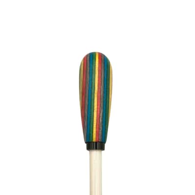 King David 14" White Tip Pear Rainbow Handle image 3