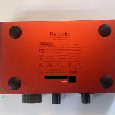 Focusrite Scarlett Solo 3rd Gen USB Audio Interface 2019 - Present - Red / Black image 3