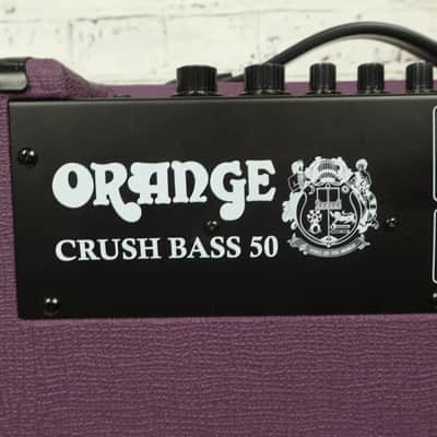 Orange Crush Bass 50 Glenn Hughes Limited Edition Purple Bass Combo Amplifier image 12
