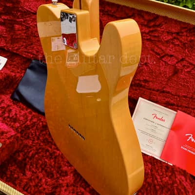 ♚RARE♚CLEAN♚2019 FENDER American '50's Original TELECASTER♚LEFT HANDED♚7.3 LBS !♚ FAT NECK LEFTY ! image 13