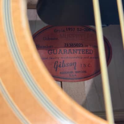 Gibson J-200 Murphy Lab antique natural light aged 2025 - Antique natural image 11