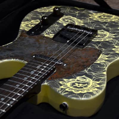 M-Tone TKO Custom T - Telecaster Nicotine Paisley + Lollars image 2