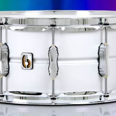 British Drum Co. AV-14-65-SN Aviator Series Aluminum Snare. 6.5" x 14" image 1