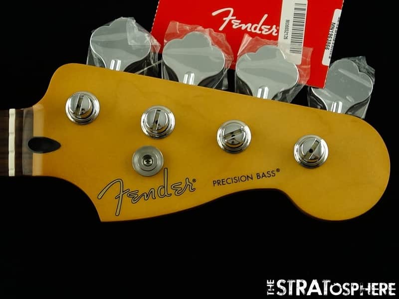 Fender Player II Precision P BASS NECK w TUNERS, Rolled Edges Slab ROSEWOOD.. image 1