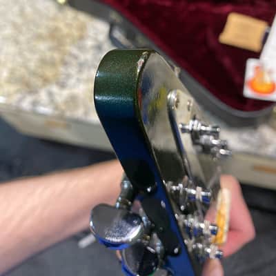 Video! 2002 Gibson '58 Flying V Mahogany Satin Metallic Blue (Aged Green) image 21