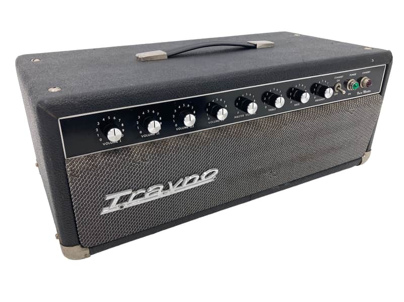 Traynor YVM 1 Voice Master 50-Watt Guitar Head and PA 1971 Black image 1