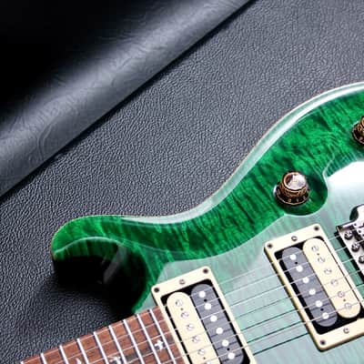 PRS USA Custom 24 20th Anniversary "Emerald Green + Rosewood" (2005) AAA+ Ten Top image 22