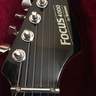 Kramer Focus 4000 1983 Floyd Rose guitar black gloss with case - ESP image 18