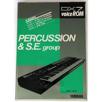 Yamaha VRC-1003 PERCUSSION & S.E. Group ROM for Yamaha DX7II Synthesizer DX7 II
