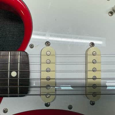 Squier Standard Stratocaster with System I Tremolo and Rosewood Fretboard 1987 - 1988 Torino Red image 18