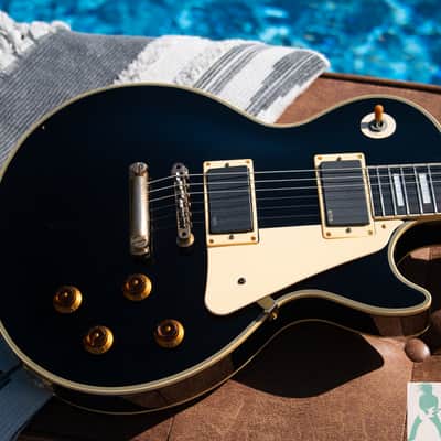 1990 Burny RLC-70 - 60's Style Les Paul Custom w Upgraded EMG 81/85's & Locking Grovers - Pro Set Up w Perfect Frets/Action/Intonation! image 9