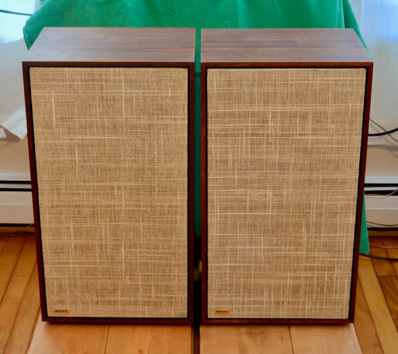 Pair Vintage Dynaco A35 Speakers, Refinished Cabinets, Recapped Crossovers image 1