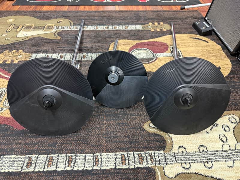 Roland CY-5 V-Cymbal 10" Dual-Trigger Pad 2006 - Present - Black image 1