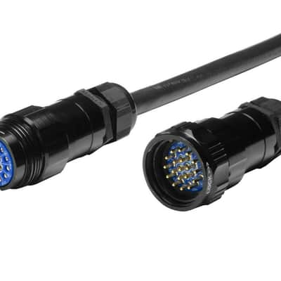 Elite Core Audio SOCO Socapex 19 Pin Lighting Power Extension Cable Phase3 SHOWSAFE series 50 ft image 1
