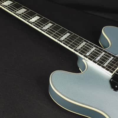 Eastman T64 Trapeze Iced Blue Metallic Hollowbody Electric w/Gig Bag image 13