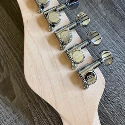 Custom Short scale Strat style electric guitar 2025 - Black image 3