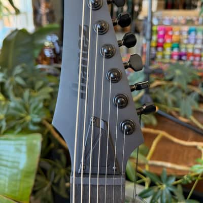 Ibanez RGDRB71-BKF Iron Label 2025 - Present - Black Flat image 8