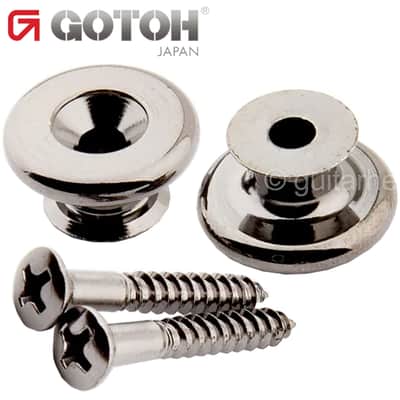 Gotoh EP-B3 Strap Buttons for Guitar/Bass Oversized - Cosmo Black