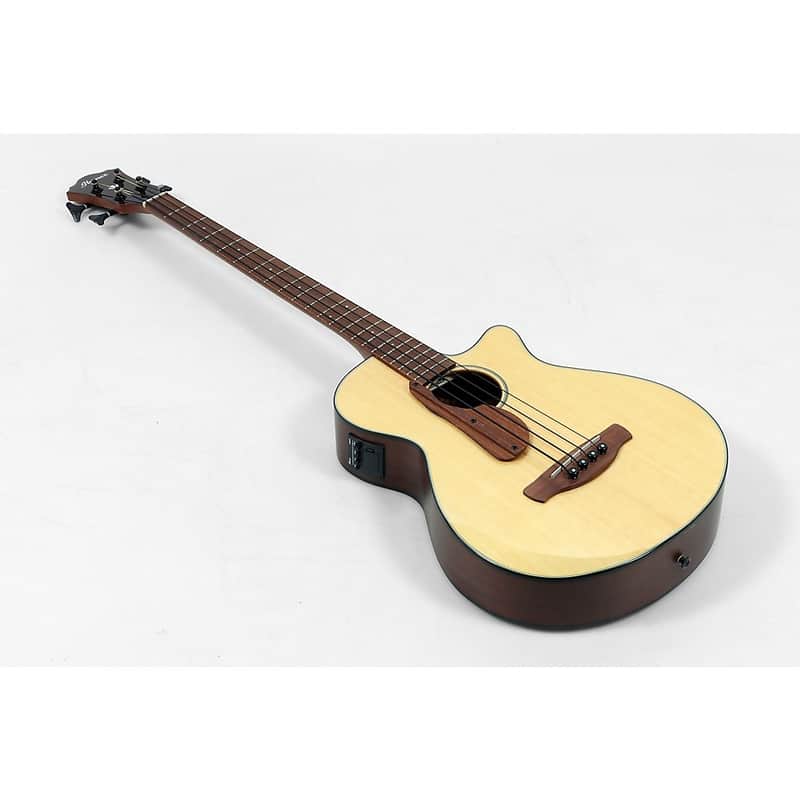 Ibanez AEGB30E Spruce-Sapele Acoustic-Electric Bass Guitar - Regular Natural image 1