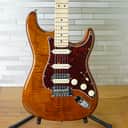 Fender Rarities Series Flame Maple Top Stratocaster with Rosewood Neck, Maple Fretboard - Golden Brown