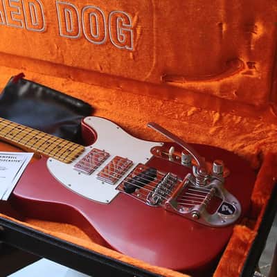 FENDER Stories Collection Mike Campbell Red Dog Telecaster, Maple Fingerboard, Red Dog Red, HARDCARE, 3, 90 KG image 17