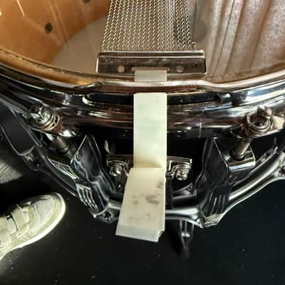 Ludwig Coliseum 14” x 8” Maple Snare Drum 1991 - Black image 17