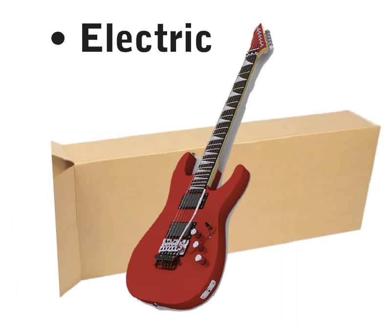 3- Pack Boxes Guitar / Keyboard Shipping Box Moving Storage Mailing Heavy Duty 18 x 6 x 45" image 1