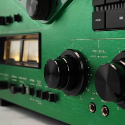 Akai GX-635D Reel-to-Reel Tape Deck Custom Green - Restored - 1 Year Warranty image 16