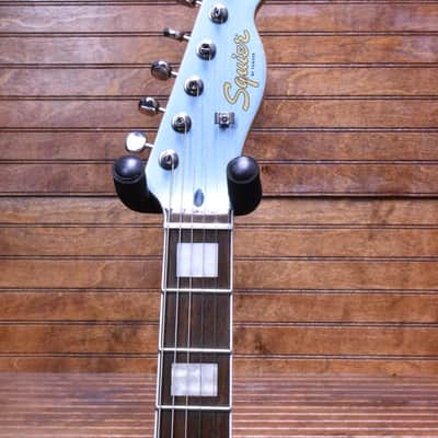 Squier Limited Edition Paranormal Offset Telecaster® SJ, Laurel Fingerboard, Parchment Pickguard, Ice Blue Metallic image 5