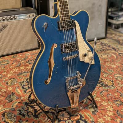 Duesenberg Fullerton Elite Series Semi-Hollow Electric Guitar 2010s - Catalina Blue image 8