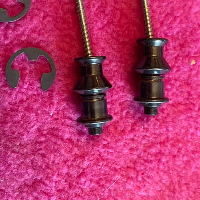 vintage usa Jim Dunlop strap locks ORIGINAL STRAPLOK + Marc's Guitar Shop strap image 7