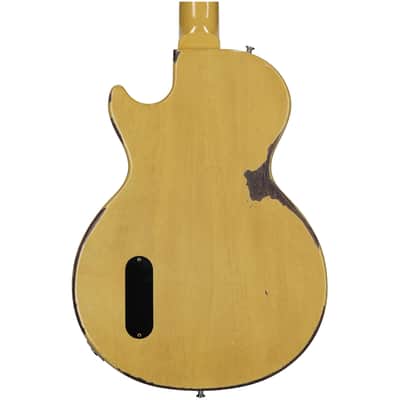 Gibson Custom 1957 Les Paul Junior Electric Guitar, Murphy Lab Heavy Aged, TV Yellow image 5