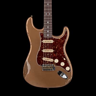 Fender Custom Shop Austin Macnutt Masterbuilt Empire 67 Stratocaster Relic - Firemist Gold #65952 image 3
