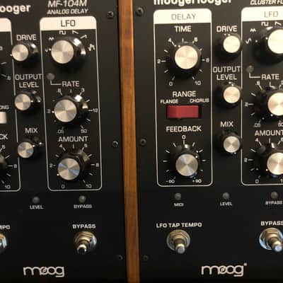 Moog Mooger Fooger 102 Ring Mod, 104m Delay, and 108m Chorus w/ rack image 3