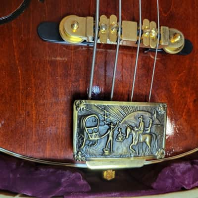 Gretsch Round Up Bass, One of only 2 ever made Custom Shop  RARE! OHC  Geddy Lee 6120 rancher image 3