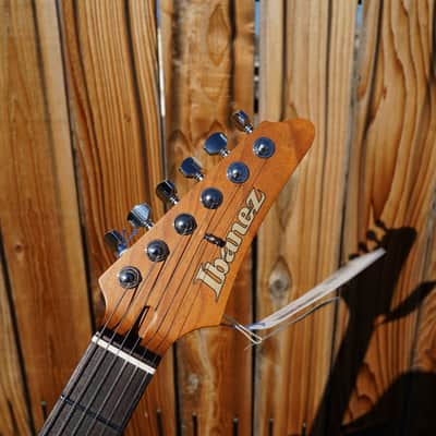 Ibanez Signature MMN1 Martin Miller - Transparent Aqua Blue 6-String w/ Case 2023 image 8