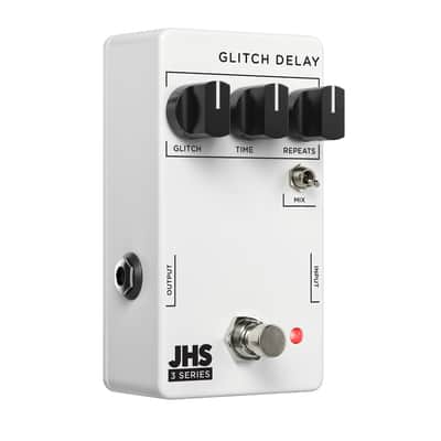 JHS 3- Series Glitch Delay Effect Pedal  USA made- 2026 - white- New! image 2