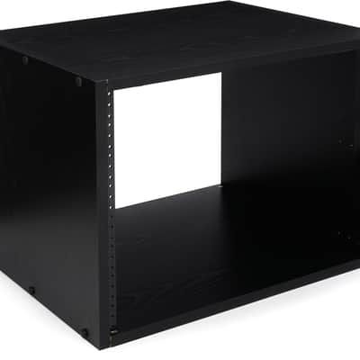 Middle Atlantic Products RK8 8U RK Series Rack - Black Finish Bundle with Furman M-8Lx Power Conditioner with Lights image 2